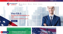 Desktop Screenshot of emigrandoamerica.com